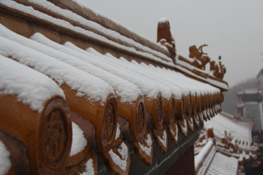 颐和园雪景