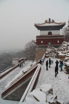 颐和园雪景