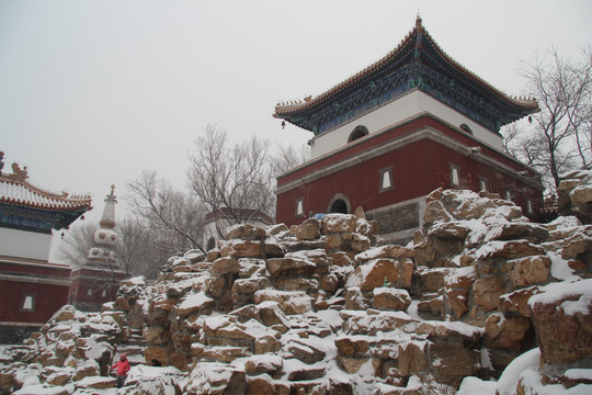 颐和园雪景