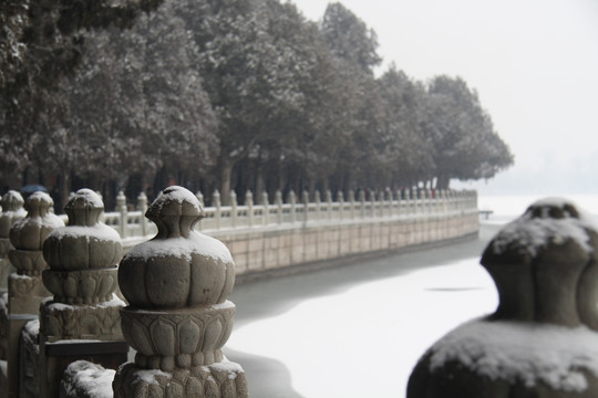 颐和园雪景