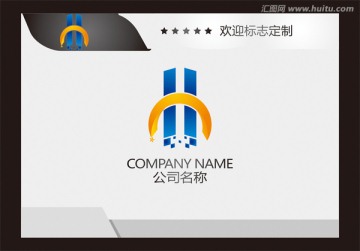 logo設(shè)計(jì) H字母logo