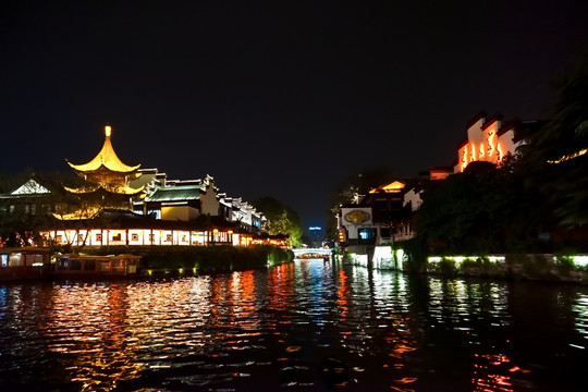 秦淮河 秦淮河夜景（高清）