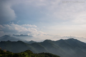 雨后群山 云海