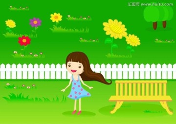 愛(ài)護(hù)花草 美好家園 幼兒園