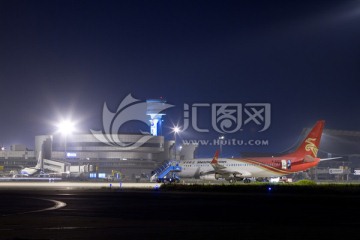 沈阳机场夜景