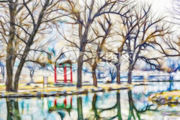 公園風(fēng)景畫 不分層