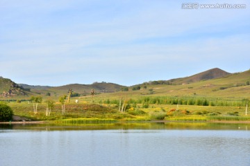 草原湖泊