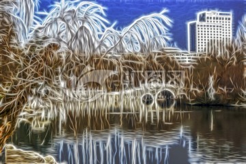 抽象風(fēng)景 不分層