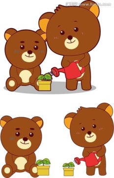 兩只小熊