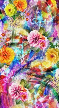 無框畫油畫花卉素材