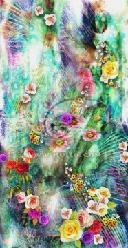無框畫油畫花卉素材