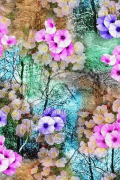 手繪花卉