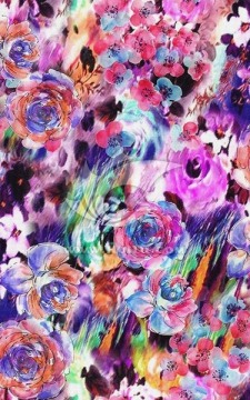 手繪花卉