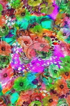 手繪花型