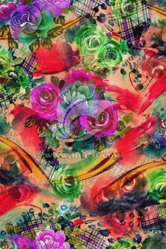 手繪花型