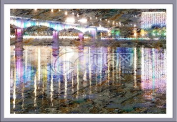夜景油畫(huà)