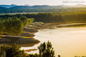 黄河夕照