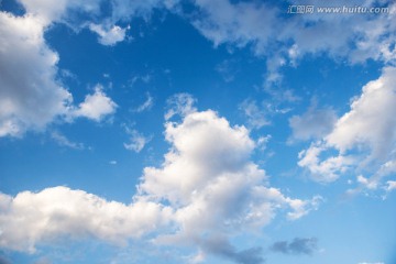 天空 蔚蓝天空 云朵