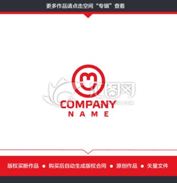 M笑脸 玩具 食品LOGO