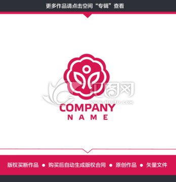 花卉 服裝 化妝品LOGO