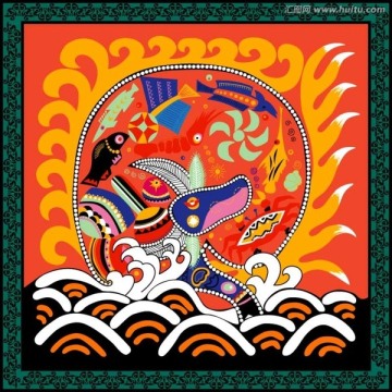 矢量民族風(fēng)圖案