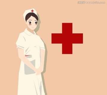 创意卡通女护士