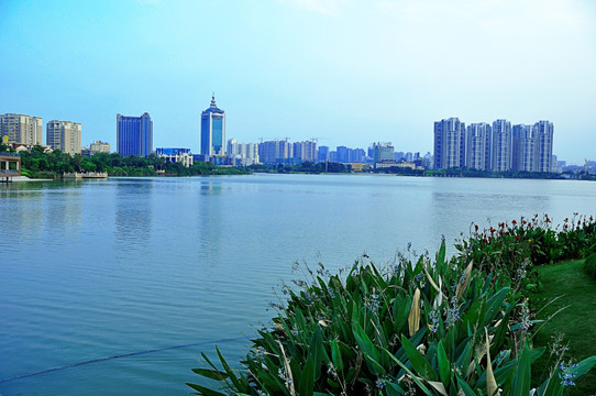 晋阳湖湖滨水岸