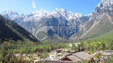 云南麗江風光 玉龍雪山