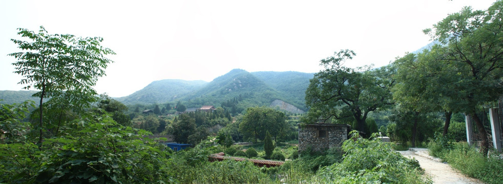 山村风景 万佛沟