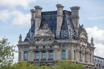 法国巴黎城市古建筑