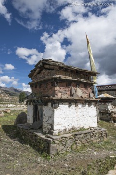 高原风光 藏族民居