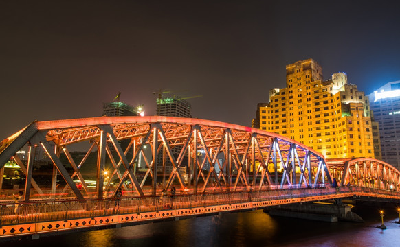 上海外白渡桥夜景