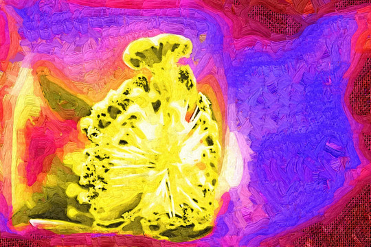 色彩油畫