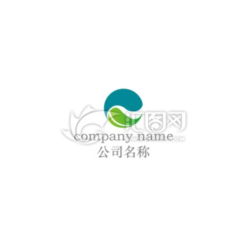 圓形樹(shù)葉環(huán)保企業(yè)logo設(shè)計(jì)