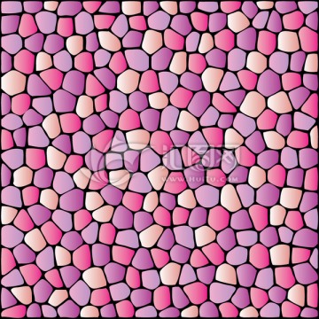 可愛瓷片彩石玻璃花紋