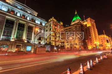 上海外滩夜景万国建筑博览群