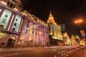 上海外滩夜景万国建筑博览群