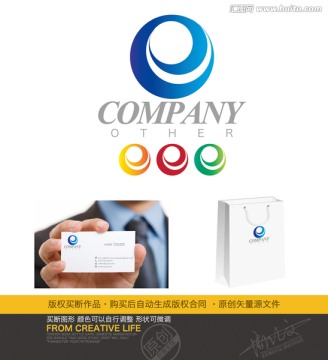 E字母logo