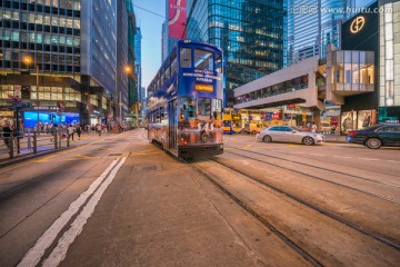 香港街景 有轨电车