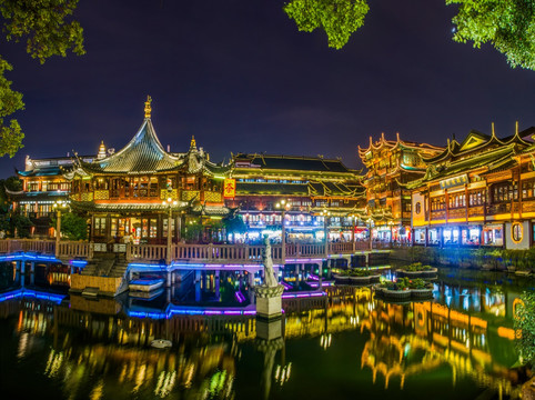 上海城隍庙夜景（高清大画幅）