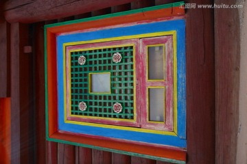 藏式建筑 窗户