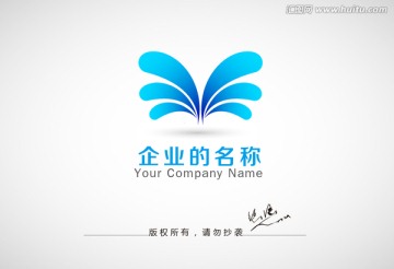 水滴logo 健康标志