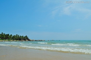 海南三亚天涯海角景区的沙滩