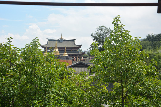 天空 古建筑 传统建筑 蓝天