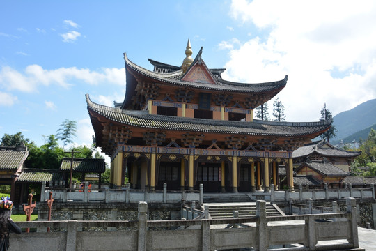 西双版纳建筑 寺庙 古建筑