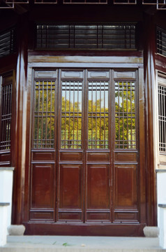 中式门窗 实木门窗