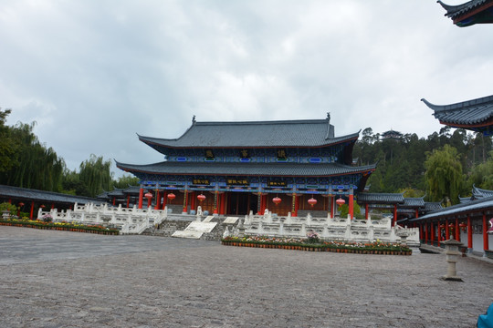 中式建筑 传统建筑 积云