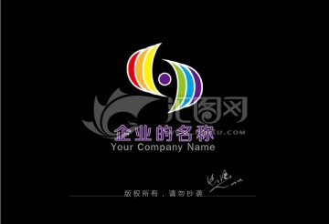 手势logo 物流logo