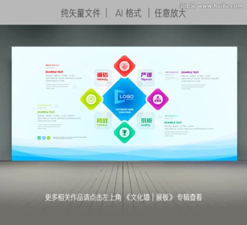 精品文化墻 企業(yè)文化展板