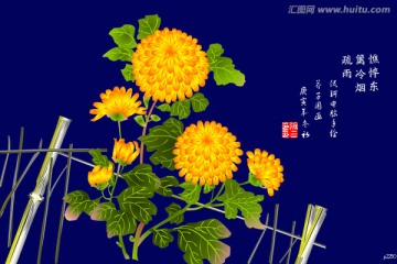 憔悴東籬